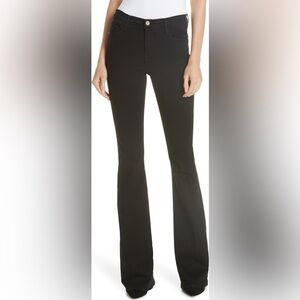 FRAME Film Noir Black Flare Jeans | Size 25